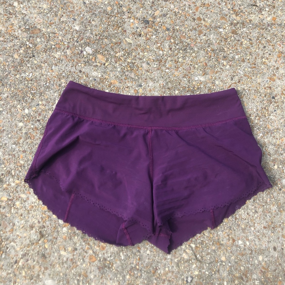 Purple Lululemon shorts